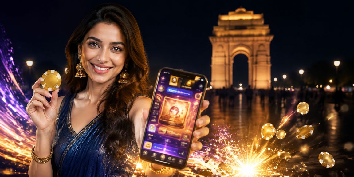 Indian player enjoying Aviator game on mobile device in Delhi